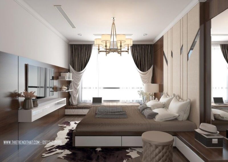 Nội thất gỗ công nghiệp hiện đại có phong cách đơn giản nhưng tạo nên vẻ đẹp hiện đại và lôi cuốn, loại bỏ sự đơn sơ và buồn tẻ.
